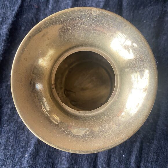 Vintage Brass Spittoon Cuspidor Bowl. Small. Mid Century Modern. - Picture 2 of 7